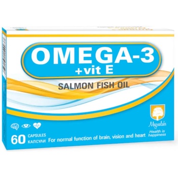 Magnalabs Omega-3 + vit E, 60 капсули, Magnalabs
