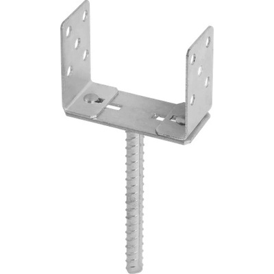 Domax PSRL 0-160 stavitelná patka sloupku ZNO 0-160x107x3,0 fi18 HDG