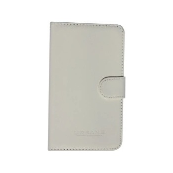 Pouzdro URBANE CASE BOOK UNI 4,6" 5,1" BÍLÉ