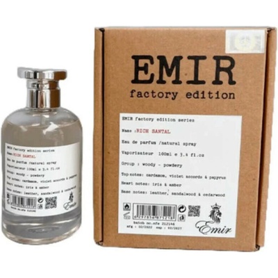 Emir Rich Santal Factory Edition parfémovaná voda unisex 100 ml