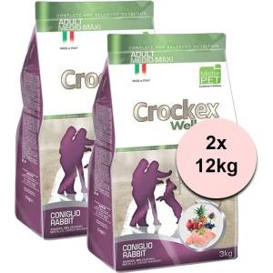 Crockex Wellness Crockex Възрастен Заек и Ориз 2 x 12 кг