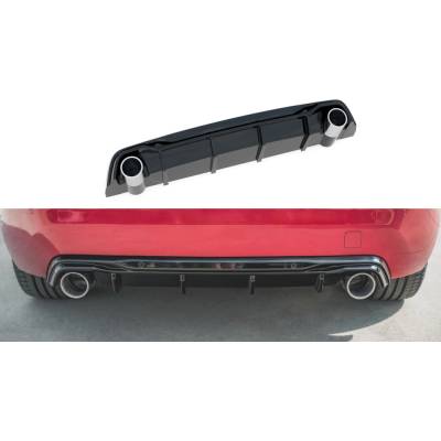 Maxton Design Vložka zadného nárazníka - Peugeot, PE3082FGTRS1GBLACK PE-308-2F-GT-RS1G+BLACK