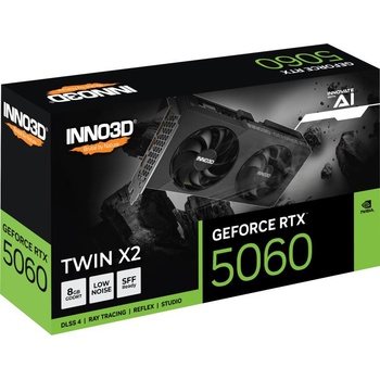 Image 1 of Inno3D GeForce RTX 5060 TWIN X2 8GB GDDR7 128bit (N50602-08D7-195071N)
