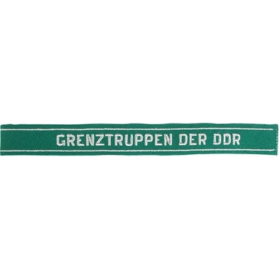 Nášivka páska NVA na rukáv GRENZTUPPEN DER DDR