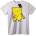 NOONEBRAND Тениска SpongeBob Изглед Отзад - 3XL, White