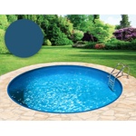 BWT Фолио за басейни Round Ø 300 x 90 cm - Adria Blue - Дебелина 0, 6 mm / без лайсна (припокриващо се) (42549)