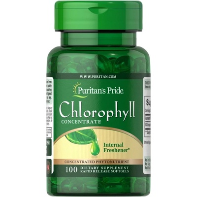 Puritan's Pride Chlorophyll Concentrate 50 mg [100 Гел капсули]