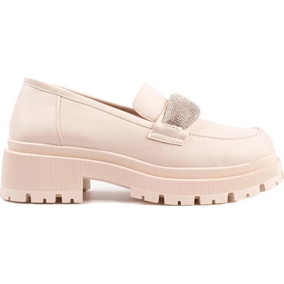 Shelvt Dámské boty 80457 krémová