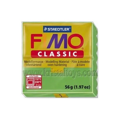 Полимерна глина fimo classic зелена
