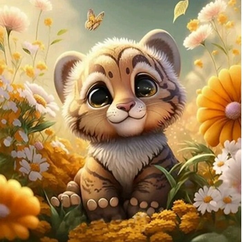 Image 1 of Тигърче 30/30 см