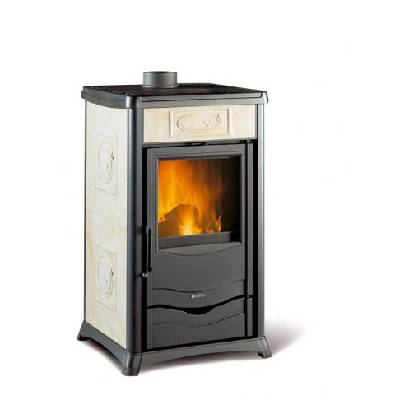 Teplovodní krbová kamna NORDICA TERMOROSSELLA PLUS EVO D.S.A. 4.0 Liberty Bordó