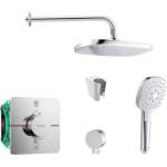 SANITINO - Душ комплект с термостат и вграден нагревател Hansgrohe, аксесоари Kielle, хром SANI21HKK024 (SANI21HKK024)