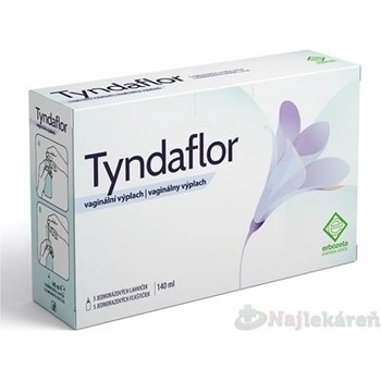 Tyndaflor vaginálny výplach fľaštičky 5 x 140 ml