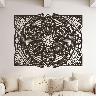 dřevo života Dřevěná mandala TVOŘIVOST Rozměry (cm): 60x48, Zvolte barvu dekoru: Wenge