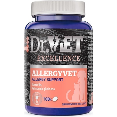 Dr.VET Excellence ALLERGYVET podpora pri liečbe alergií 100 tabliet