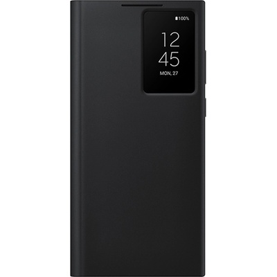 Samsung Оригинален калъф Samsung Clear View Case за Samsung Galaxy S22 Ultra - Черен, EF-ZS908CBE