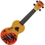 Mahalo Hawaii Hawaii Orange Burst Сопрано укулеле (MD1HA-ORB)