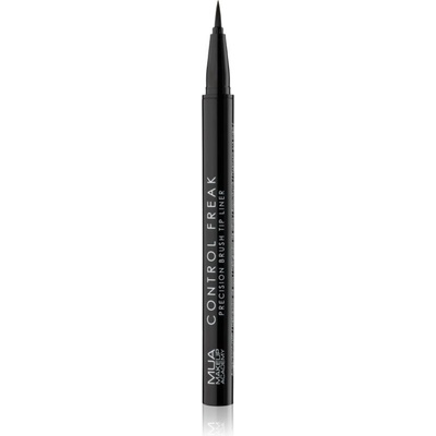 MUA Makeup Academy Control Freak očná linka v pere Jet Black 0,5 g