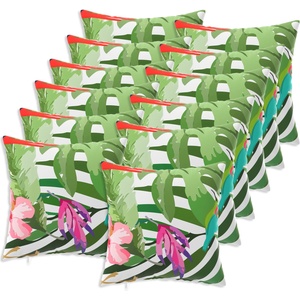 vidaXL Калъфка за възглавница 12 pcs HEERLEN Черно 45 x 45 cm (910503)