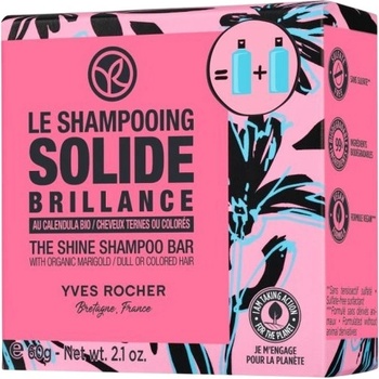 Yves Rocher Твърд шампоан за блясък, 60 g