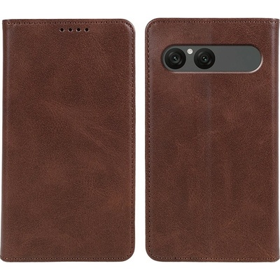 VSETKONAMOBIL 136600 MAGNETIC Zaklápací kryt pre Sony Xperia 10 VII tmavohnedý