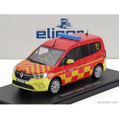 Eligor Renault Kangoo Sdis 87 Sapeurs Pompiers 2020 Červená Žlutá 1:43