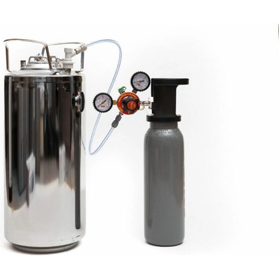 Kyveta 19l CO2 fľaša - kompletný set