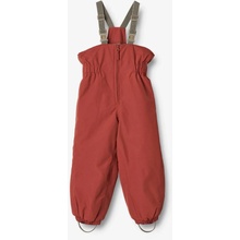 SAL TECH WHEAT Dětské lyžařské kalhoty do chladných zimních dnů červené
