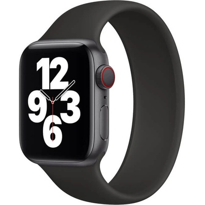 Apple Оригинална силиконова каишка за Apple Watch 44мм, 45мм, 46мм, Ultra, Ultra 2, Ultra 3 49 - Apple Midnight Solo Loop Silicone Band Size 8 (bulk)