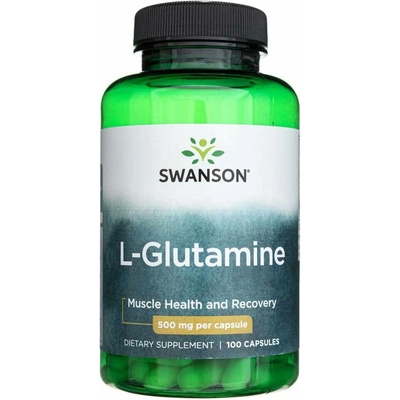 Swanson L-Glutamin 500 mg 100 kapsúl