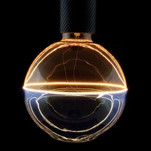 Segula LED guľa Illusion E27 G145 modrá/jantárová 6W 1900K stmievanie 55123