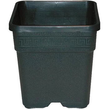 Pasquini e Bini Квадратна Саксия Vega Black P&B 30л (8022)