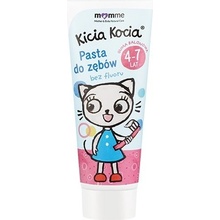 MomMe Kitty Cat bez fluoridu 4-7 rokov Bubble gum 50 ml