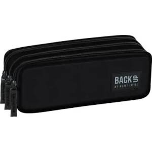 BackUP Black несесер с 3 ципа