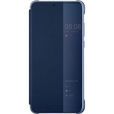 Huawei Smart View Cover - оригинален кожен калъф за Huawei P20 (син)