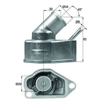 Termostat, chladivo MAHLE TI 10 92 (TI1092)