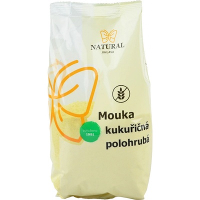 Natural Jihlava Kukuřičná mouka polohrubá 400 g – Zboží Dáma