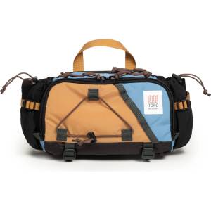 Topo Designs Чанта за кръст Topo designs Mountain Hydro Hip Pack Hip bag - River Blue / Brown Oak - размер 4 l (510-5454-0911)