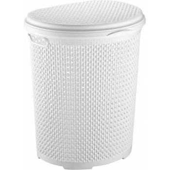 Image 1 of Кош за пране Flexy 45л с капак бял (101438/4)