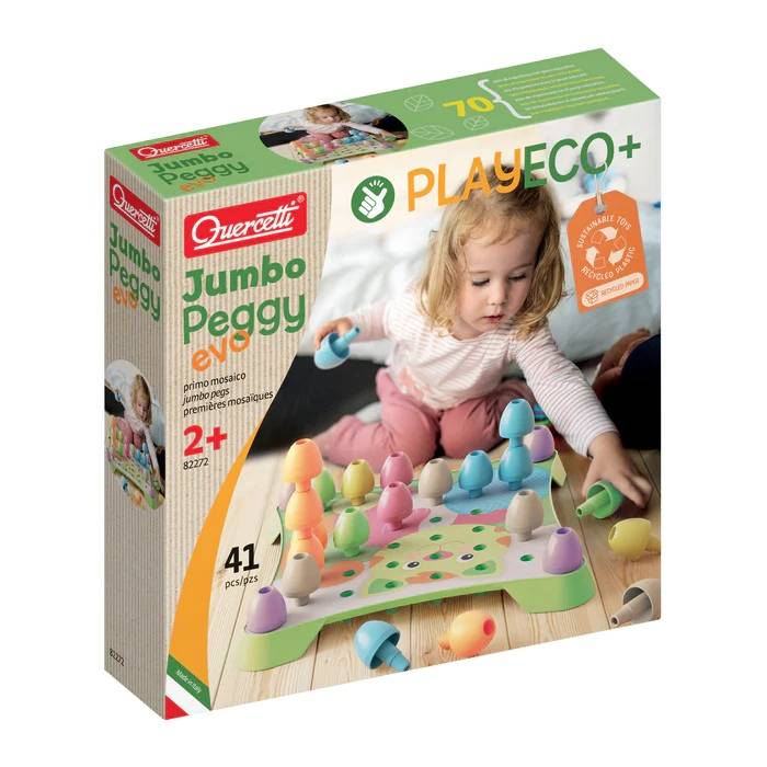 Quercetti: Jumbo Peggy 45 Pz | Gioco Quercetti | 8007905022719