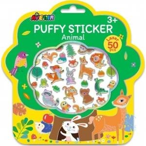 AVENIR 3D Fluffy Stickers - Animals