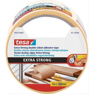Tesa Páska Extra STRONG Permanent fóliová 50 mm x 5 m biela