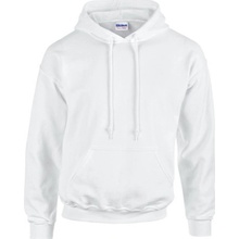 Gildan Unisex mikina s kapucňou G18500 White