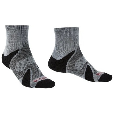 Bridgedale TRAIL SPORT LW Merino Cool Comfort Ankle black/silver