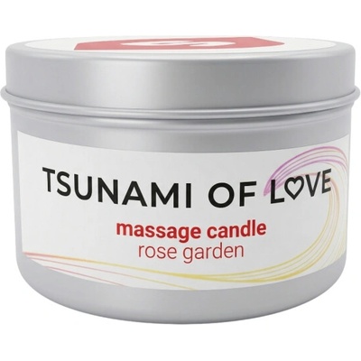 Tsunami of Love Rose Garden Masážní svíčka 100 ml