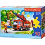 Castorland Пъзел Castorland от 30 части - Пожарникари на пост (В-03792-1) - baby