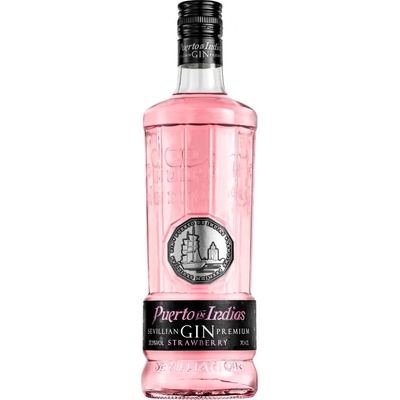 Puerto de Indias Strawberry Gin 37,5% 0,7 l (holá láhev)