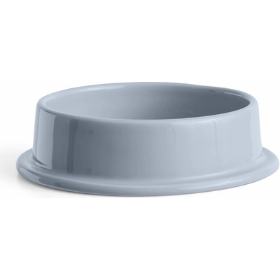 HAY Svícen Column L Light Blue Ø 12,8 cm, modrá barva, keramika