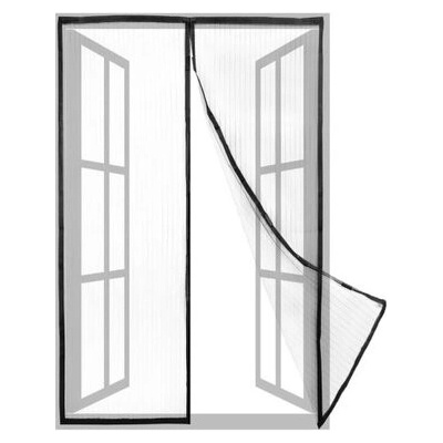 záves na dvere proti hmyzu magnetický 220x100cm, antracit