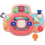 Huanger Активна музикална играчка Huanger - Забавен волан, розов (HE0542) - baby